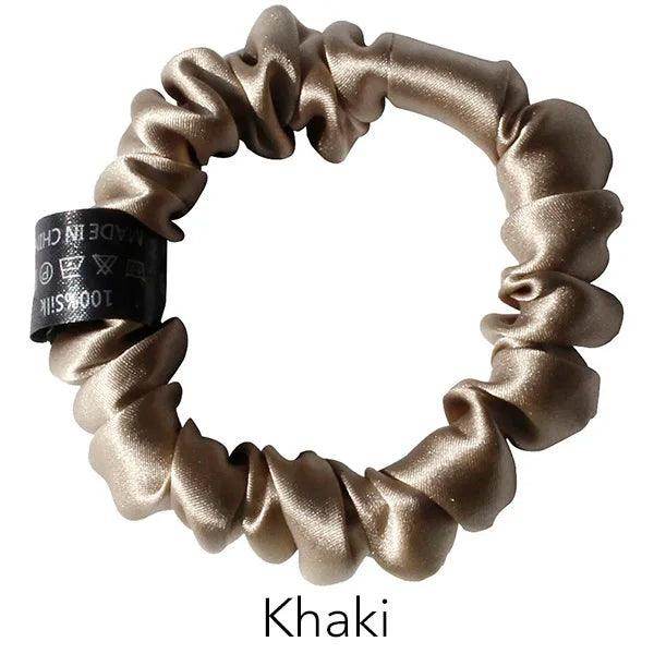 Silk Scrunchies - Hair Ties Elastic Bands No Damage - LANI SILK 