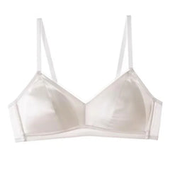 Silk Bra Women's Padded Super Soft Lightly Lined Comfort Everyday