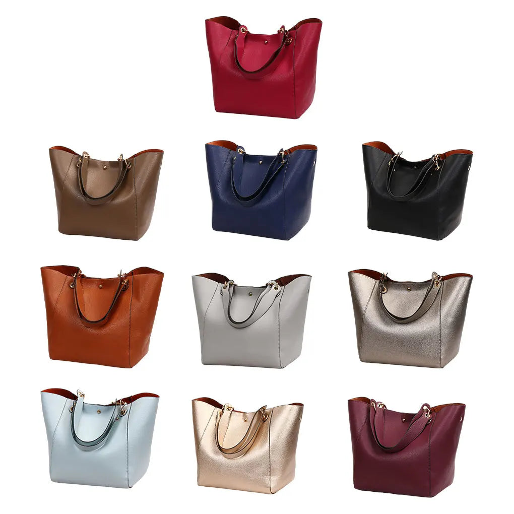 Tote Bag Luxury Leather Classic Women’s Purse Top-Handle Shoulder