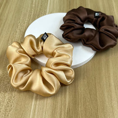 Silk Scrunchies - Hair Ties Elastic Gentle Holders