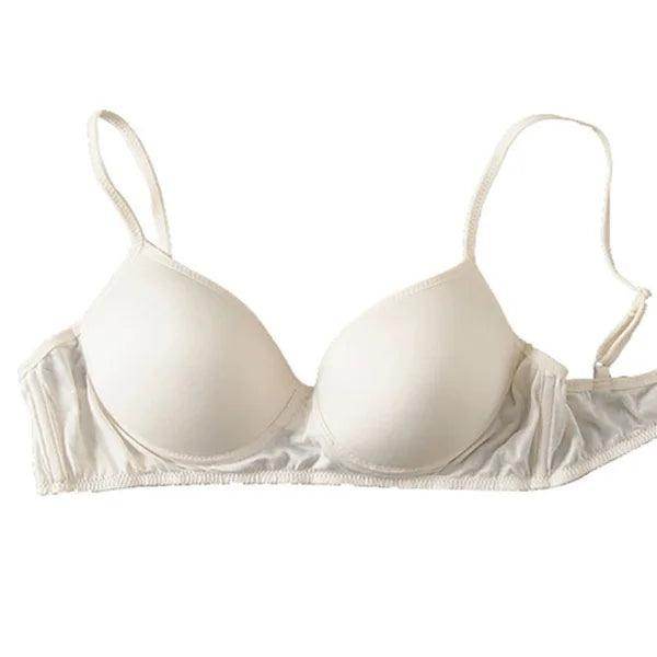 Silk Bra - Wireless Padded Bralette Lightly Lined Comfort - LANI SILK 