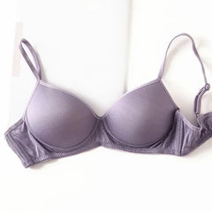 Silk Bra Padded for Women Wire Bralette Lightly Lined Comfort