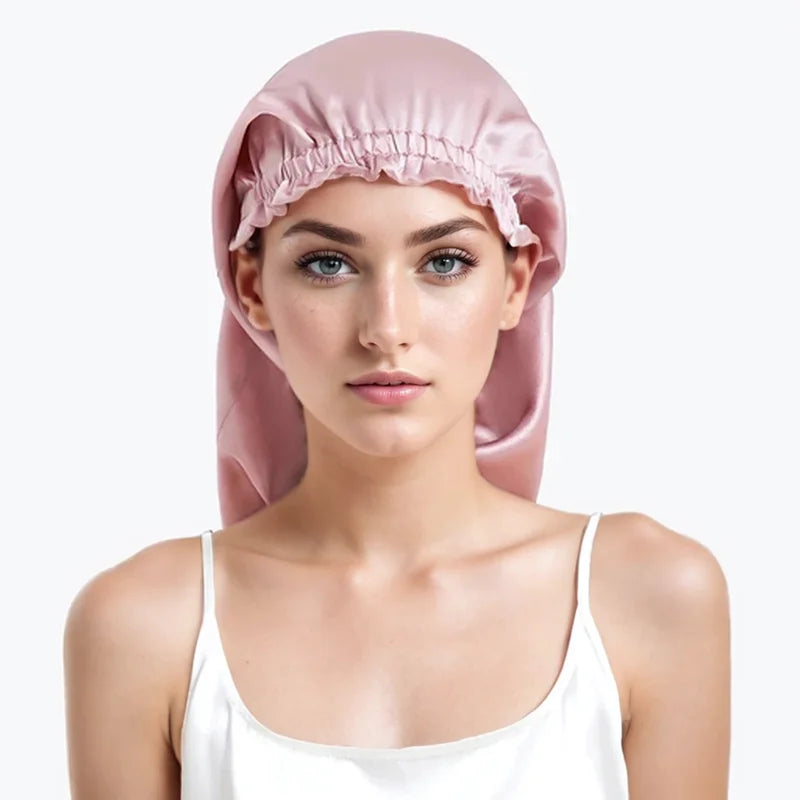 Silk Bonnets Hair Wrap Night Sleeping Cap for Long Curly