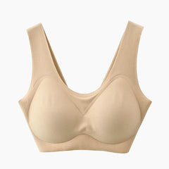 Silk Bra Sleep Padded Full-Coverage Removable Pads