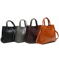 Tote Bag Genuine Leather Classic Simple Multi Functional Crossbody