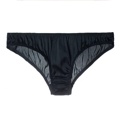 Silk Panties - Sexy Low Waist T-Shape Underwear for Women