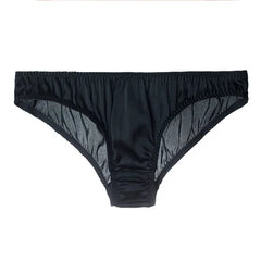 Silk Panties - Sexy Low Waist T-Shape Underwear for Women