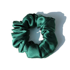 Silk Scrunchies - Large Elastic Damage Holders for Women