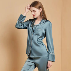 Silk Pajamas Women's Worn Real Clothing Home Wear