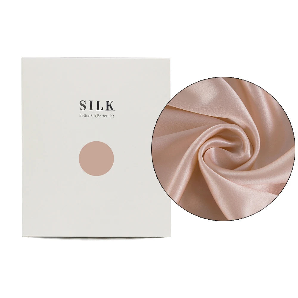 100% Pure Mulberry Silk Pillowcase – Double-Sided, Soft & Breathable