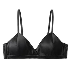 Silk Bra Push-Up Wireless Lightly Lined Comfort