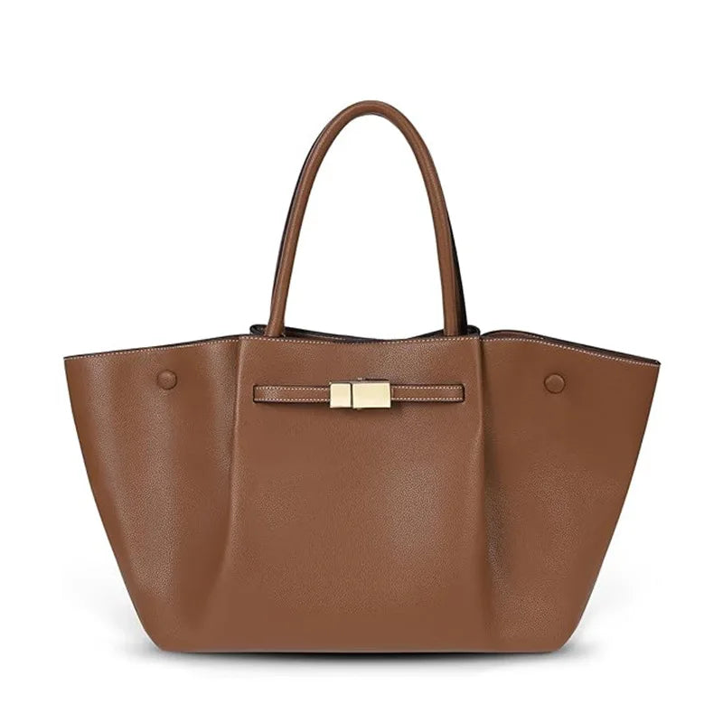 Tote Bag Luxury Trend High PU Leather Simple Designer Woman