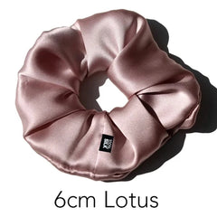 Silk Scrunchies - Hair Ties Elastic Bands Holders for Women