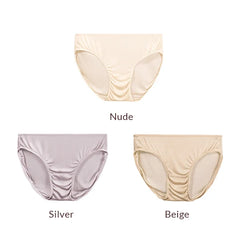 Silk Panties - 100% Natural Silk Low-Rise Briefs Everyday Wear