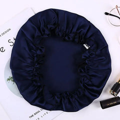 Silk Bonnets Night Sleeping Cap Hats Hair Wrap Elastic Band