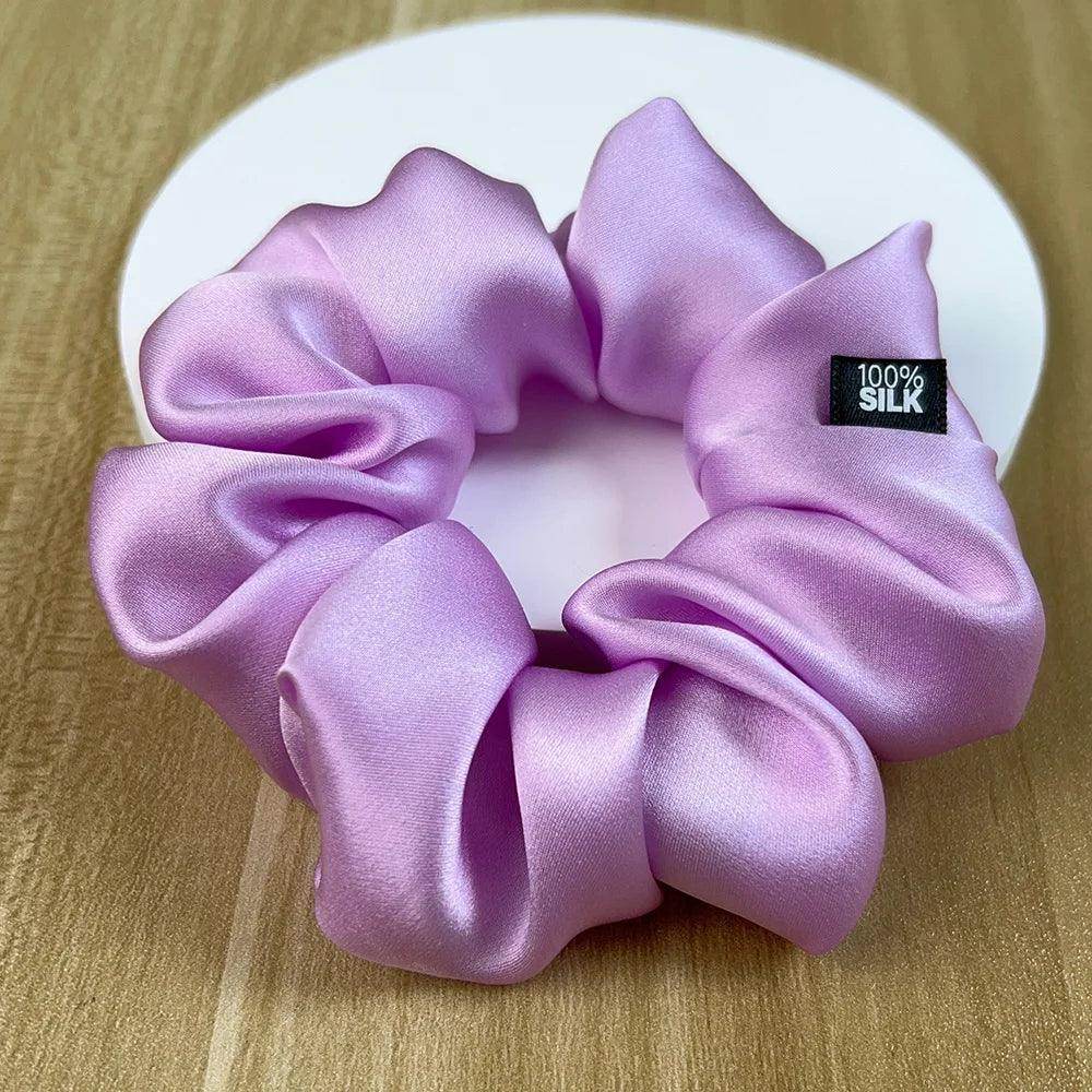 Silk Scrunchies - Hair Ties Elastic Gentle Holders - LANI SILK 