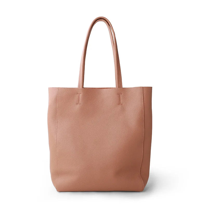 Tote Bag Simple and Stylish Soft Leather for Women