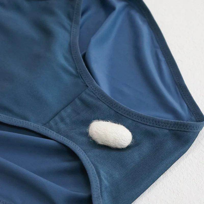 Silk Bra & Panty Sets - Wire Free Thin Mold Cup Cozy Intimates - LANI SILK 