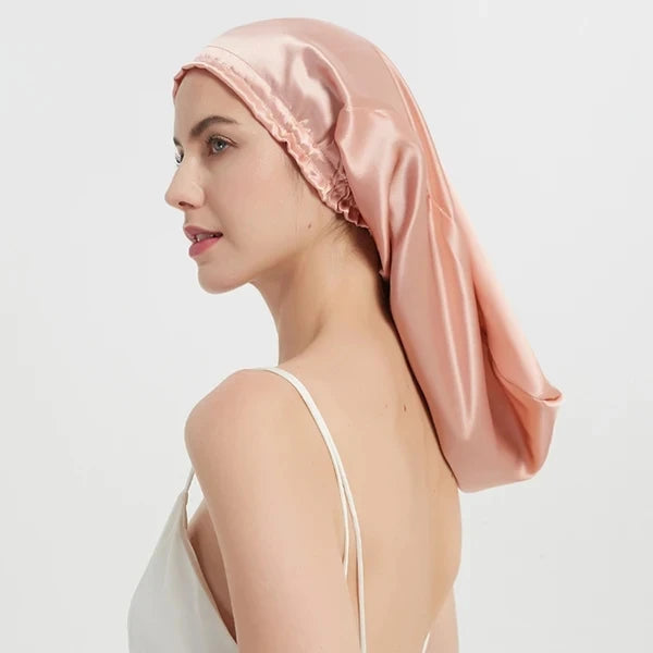 Silk Bonnets Hair Wrap Night Sleeping Cap for Long Curly