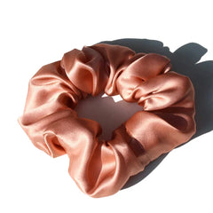 Silk Scrunchies - Large Elastic Damage Holders for Women