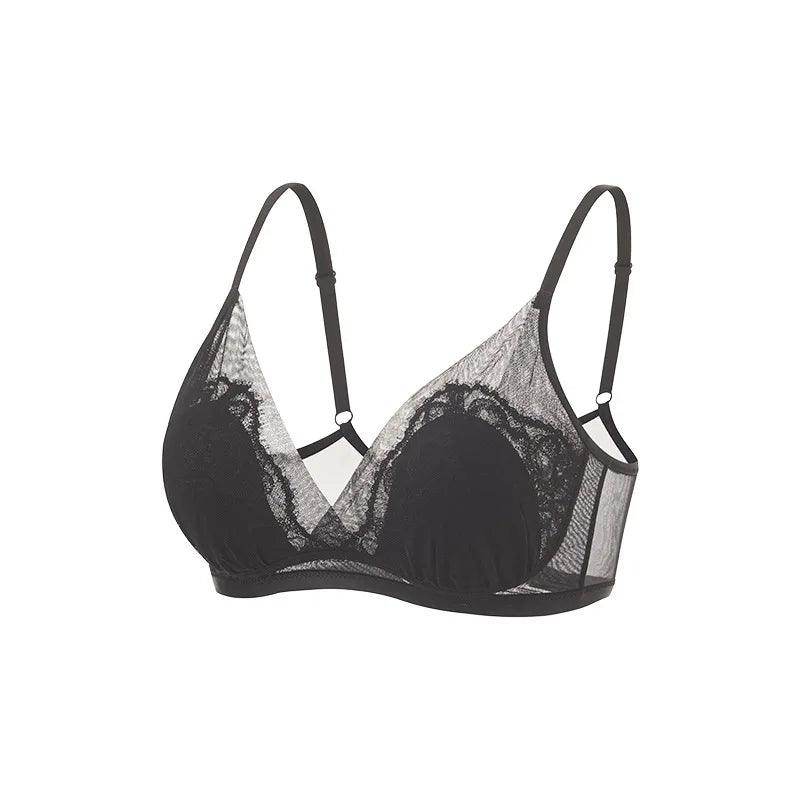 Silk Bra & Panty Sets - Lining Wire Free Thin Mold Intimates - LANI SILK 