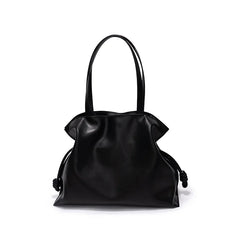 Tote Bag Fashion Women's Pleated Shoulder Drawstring