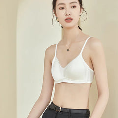 Silk Bra Padded Super Soft Lightly Lined Comfort Basic