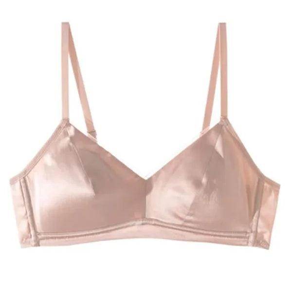 Silk Bra - Wireless Padded Soft Everyday Comfort - LANI SILK 