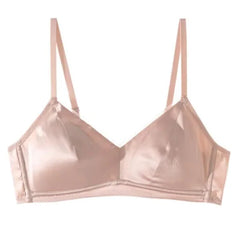 Silk Bra Women's Padded Super Soft Lightly Lined Comfort Everyday