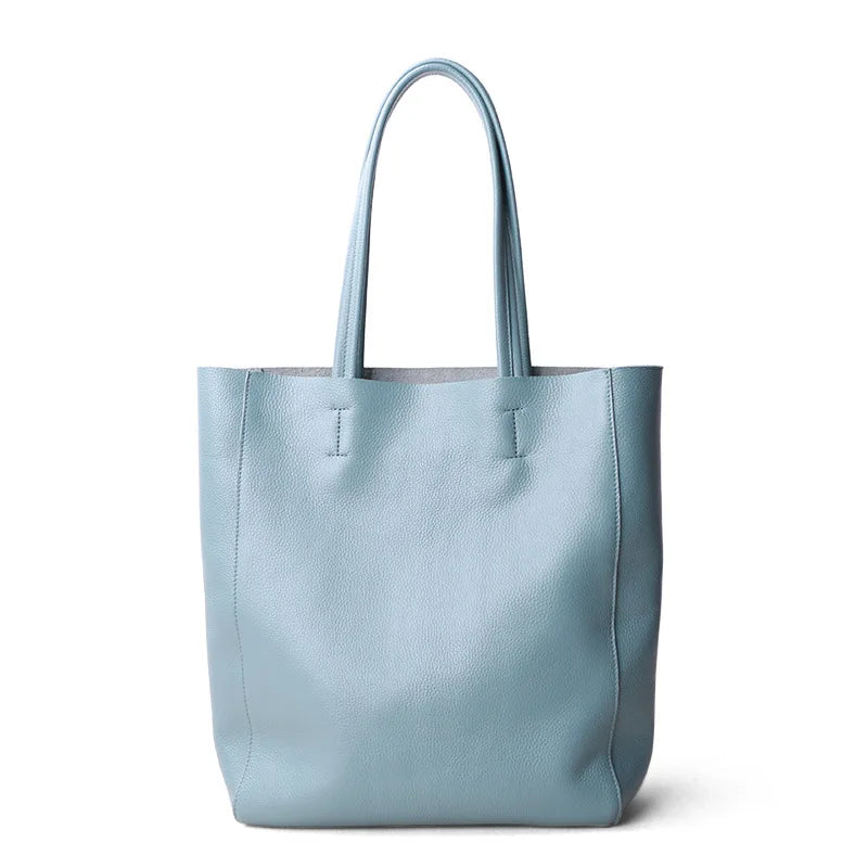 Tote Bag Simple and Stylish Soft Leather for Women