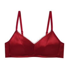 Silk Bra Women's Padded Super Soft Lightly Lined Comfort Everyday