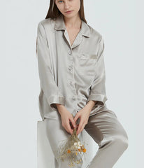 Silk Pajamas - 100% Real Silk Summer Thin Sleepwear