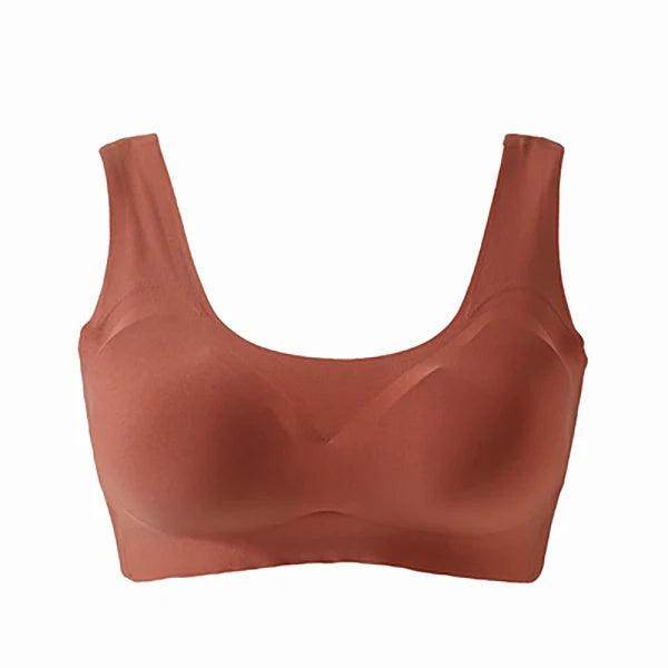Silk Bra - Wireless Seamless With Removable Pads - LANI SILK 