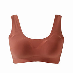 Silk Bra Sleep Padded Full-Coverage Removable Pads