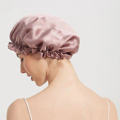 Silk Bonnets Night Sleeping Cap Hats Hair Wrap Elastic Band