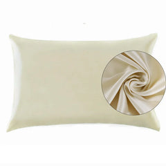 100% Pure Mulberry Silk Pillowcase – Double-Sided, Luxury, Hidden Zipper