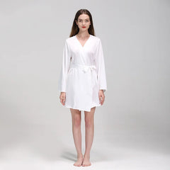 100% Mulberry Silk Nightwear – Luxury Robe & Bridal Gift