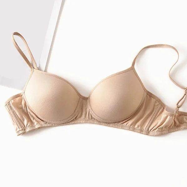 Silk Bra - Wireless Padded Bralette Lightly Lined Comfort - LANI SILK 