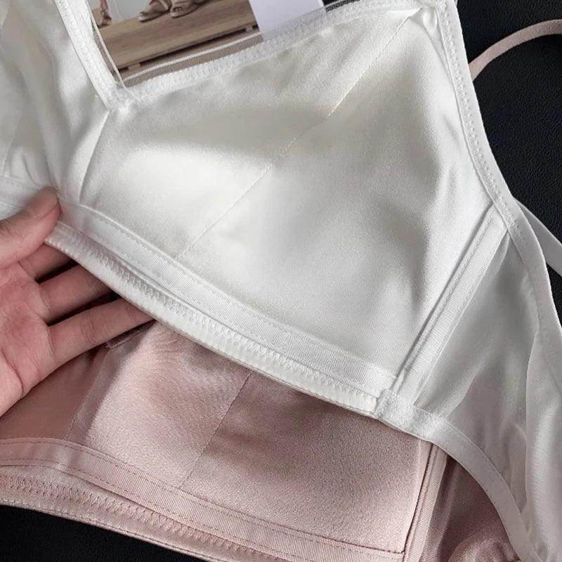 Silk Bra - Wireless Padded Soft Everyday Comfort - LANI SILK 