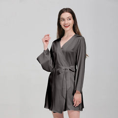 100% Mulberry Silk Nightwear – Luxury Robe & Bridal Gift