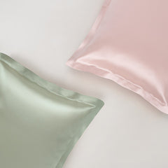 Silk Pillowcase – Double-Sided Square Pillow with Insert