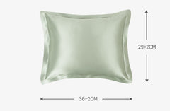 Silk Pillowcase – Double-Sided Square Pillow with Insert