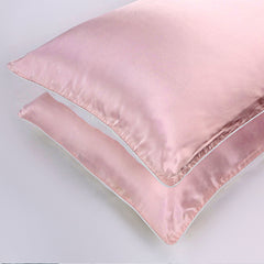 Silk Pillowcase – One-Sided Envelope with Piped Edges