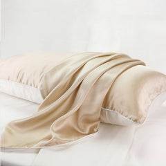Silk Pillowcase – One-Sided Envelope with Piped Edges