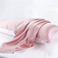 Silk Pillowcase – One-Sided Envelope with Piped Edges