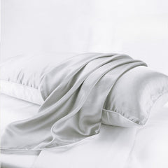 Silk Pillowcase – One-Sided Envelope with Piped Edges