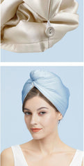 Silk Bonnets – Quick-Dry Wrap with Mulberry Silk Shell
