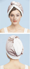 Silk Bonnets – Quick-Dry Wrap with Mulberry Silk Shell