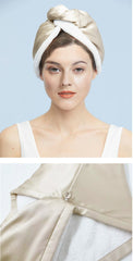 Silk Bonnets – Quick-Dry Wrap with Mulberry Silk Shell