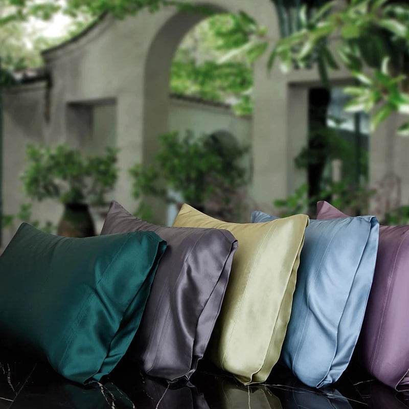Silk Pillowcases - 100% Natural Mulberry Silk Reversible - LANI SILK 
